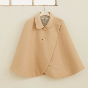 Poncho Round-collar Poncho [A/W NEW]