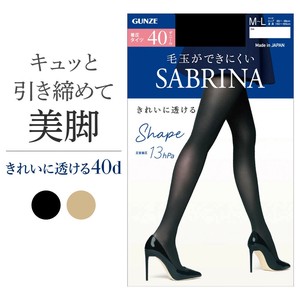 【グンゼ】SABRINA　40デニール　Shapeタイツ