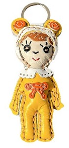チャーミーちゃんレザーキーホルダー（イエロー）2024秋新商品
