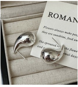 Pierced Earrings Silver Post silver Drop [2024 NEW]