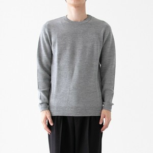 【メンズ】メリノウールニット - クルーネックプルオーバー