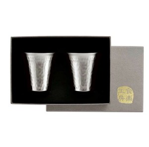 食楽工房 霞 チタン冷酒カップ 約65ml 2PCS TW-12
