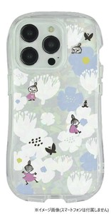 ムーミン iPhone15Pro対応クリスタルクリアケース リトルミイ MMN-185A