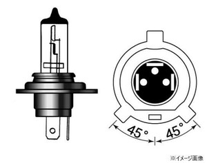 M&Hマツシマ ハロゲンバルブ(1個) HS1/H4 12v35/35w ホワイトゴースト 16AH GH