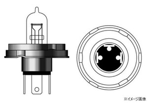 M&Hマツシマ ハロゲンバルブ(1個) PH6E 12v 45/45w STDクリア 18A C
