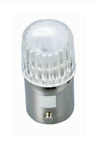 M&Hマツシマ Lビーム(1個) 6v BA9S ホワイトLED 集光キャップタイプ L701 WH