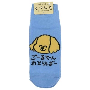 【靴下】おえかきさん 女性用靴下 ごーるでんれとりばーさん