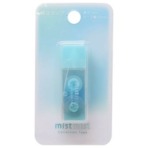【文房具】ミストミスト 修正テープ 5mm幅 ミント