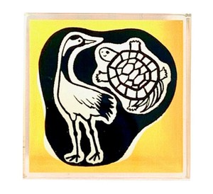 とみこはん アクリルスタンプ なかよし鶴亀 tomik-clear4