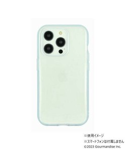 IIIIfit Clear iPhone15 Pro対応ケース ライトブルー IFT-158LBL