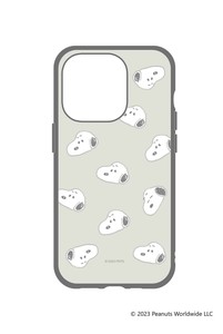 ピーナッツ IIIIfit iPhone15 Pro対応ケース 総柄 SNGG-04C