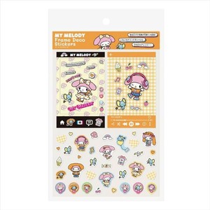 【シール】マイメロディ フレームデコシールN