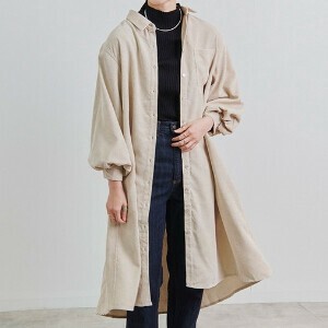 Casual Dress mitis Corduroy Puff Sleeve
