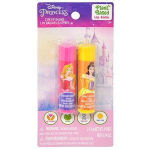 ディズニープリンセス リップクリーム 2個 セット