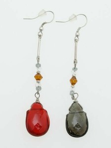 【定番】 【チャイハネ】ドロップガラスビーズピアス