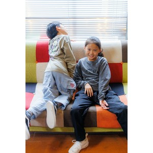 Kids' 3/4 Sleeve T-shirt Hemp Leaves