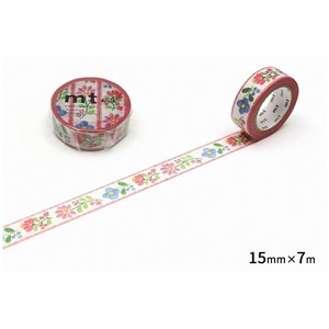 【カモ井加工紙】mt ex  刺繍R  / マスキングテープ
