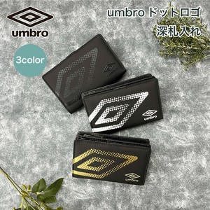 umbro ドットロゴ 二つ折LF札入れ
