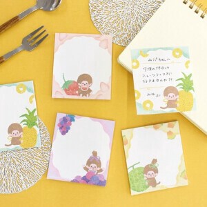 【海外出荷不可】モンチッチ　付箋[古川紙工]