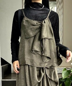 大人っぽくリボンキャミ