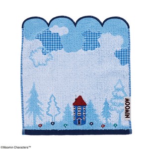 MOOMIN ムーミン 雲とムーミンやしき ミニタオル