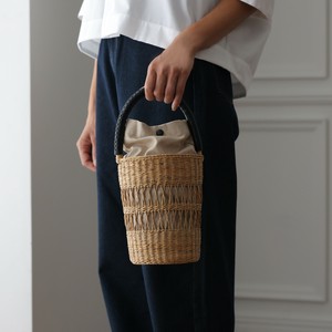 【新入荷】【春夏新作】透かし編みのシーグラス ワンハンドルバッグ