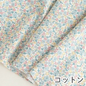 【生地】【布】【コットン】ダブフラワー デザインファブリック★1m単位でカット販売