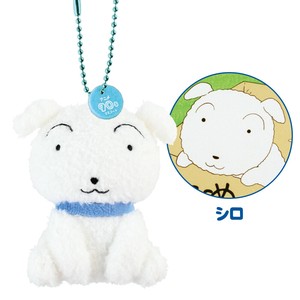 7月下旬入荷　クレヨンしんちゃん 90sぬいぐるみマスコット　シロ