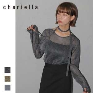 ボウタイラメシアーニット/2025秋冬 cheriella