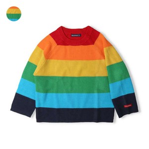 Kids' Sweater/Knitwear Colorful Lightweight Rainbow