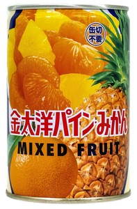 金太洋　パインみかん EO4号缶  フルーツ缶詰