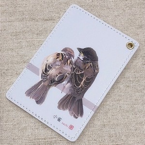 パスケース とりアート 小雀