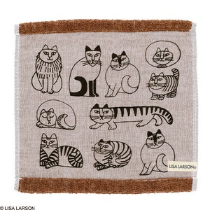 LISA LARSON リサ・ラーソン スケッチねこたち ミニタオル