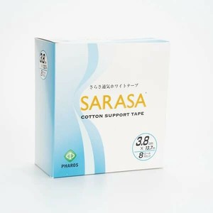 ファロス さらさ通気ホワイトテープ 3.8cm×13.7m 8巻入 WT380