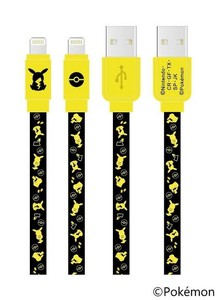ポケットモンスター Lightning対応 同期&充電ケーブル ピカチュウ POKE-823A