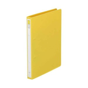 LIHIT LAB.(リヒトラブ)　リングファイル　ディンプル　B5　S型(タテ型)　黄　F-862-4