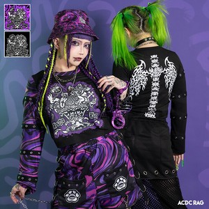 T-shirt "Harajuku Style" Ladies fashion Long T-shirt Men's