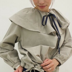 Blouson Jacket Collar Blouse