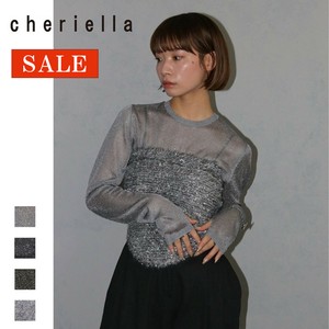 【SALE】ベーシックラメシアーニット/cheriella