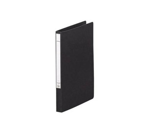 LIHIT LAB.(リヒトラブ)　パンチレスファイル　HEAVY DUTY　A4　S型(タテ型)　黒　F-367-11
