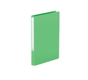 LIHIT LAB.(リヒトラブ)　パンチレスファイル　HEAVY DUTY　A4　S型(タテ型)　黄緑　F-367-5