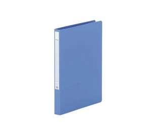 LIHIT LAB.(リヒトラブ)　パンチレスファイル　HEAVY DUTY　A4　S型(タテ型)　青　F-367-8