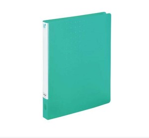LIHIT LAB.　CUBE FIZZ　パンチレスファイル　HEAVY DUTY　A4　S型(タテ型)　グリーン　F-7032-7