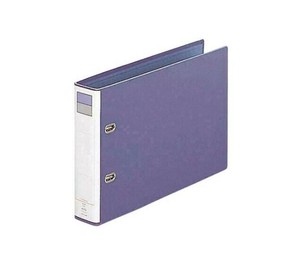 LIHIT LAB.(リヒトラブ)　D型リングファイル　A4　E型(ヨコ型)　ブルーバイオレット　F-753