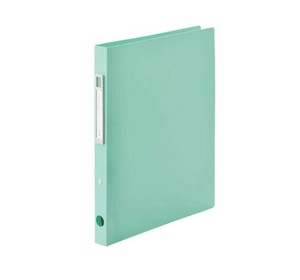 LIHIT LAB.　noie-style　リングファイル　ツイストリング　A4　S型(タテ型)　ライトグリーン　F-7681-19