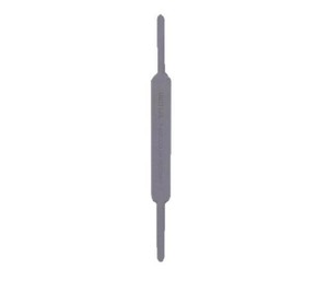 LIHIT LAB.(リヒトラブ)　カラーファスナー(オレフィン鋼板)　50本入り　適正収容230枚　グレー　F-8SS-50