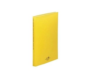 LIHIT LAB.(リヒトラブ)　AQUA DROPs(アクアドロップス)　クリヤーブック　A4　S型(タテ型)　黄　N-5001-5