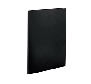 LIHIT LAB. AQUA DROPs クリヤーブック ポケット交換タイプ A4 S型(タテ型) 黒 N-5015-24