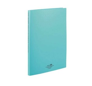 LIHIT LAB. AQUA DROPs クリヤーブック ポケット交換タイプ A4 S型(タテ型) 青緑 N-5015-28