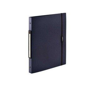 LIHIT LAB.　SMART FIT　2タイプポケットクリヤーブック交換式　A4　S型(タテ型)　ネイビー　N-7520-11